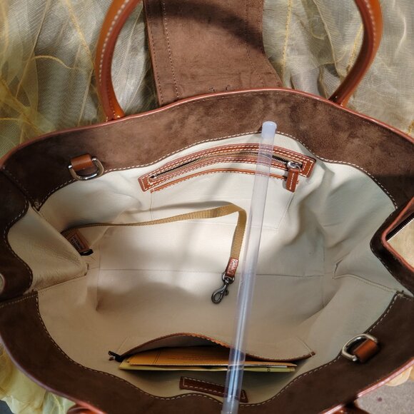 Dooney & Bourke Tan Satchel - Picture 8 of 14